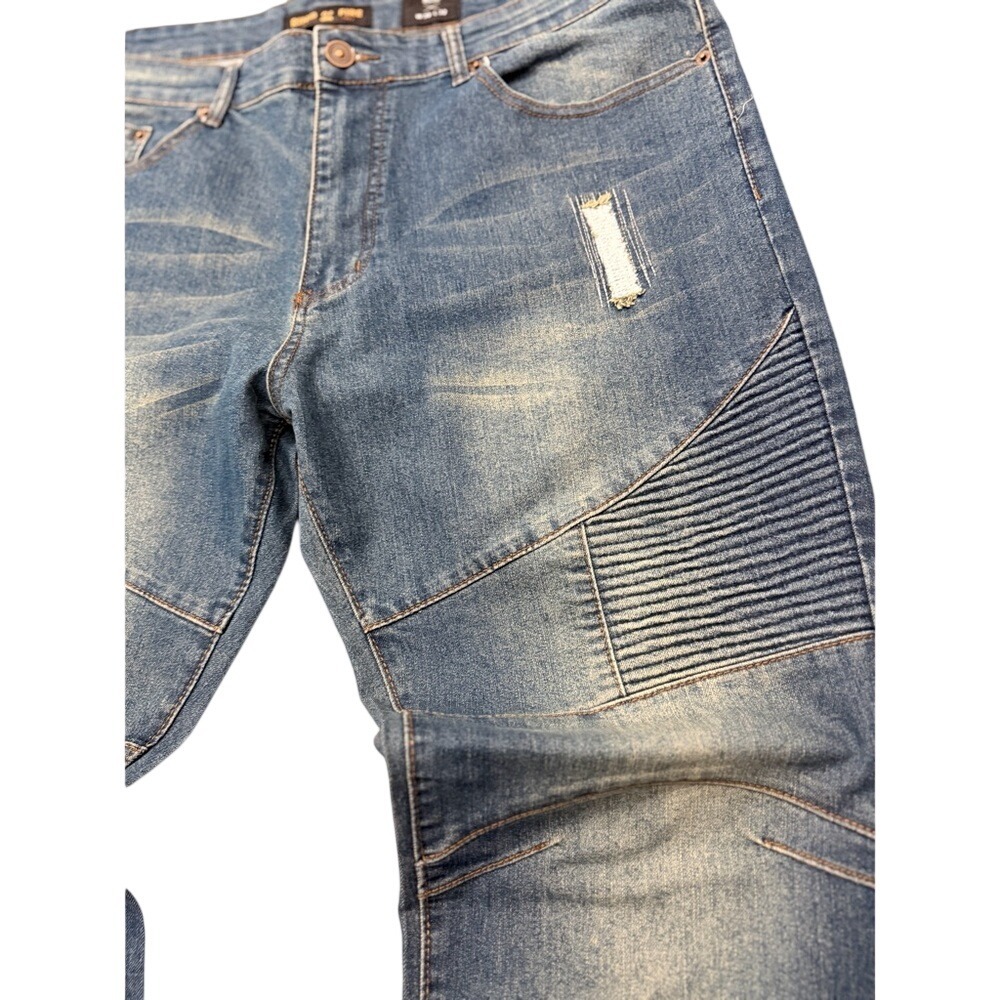 Ring of Fire Men's‎ Light Blue Slim Jeans - Picture 3 of 9